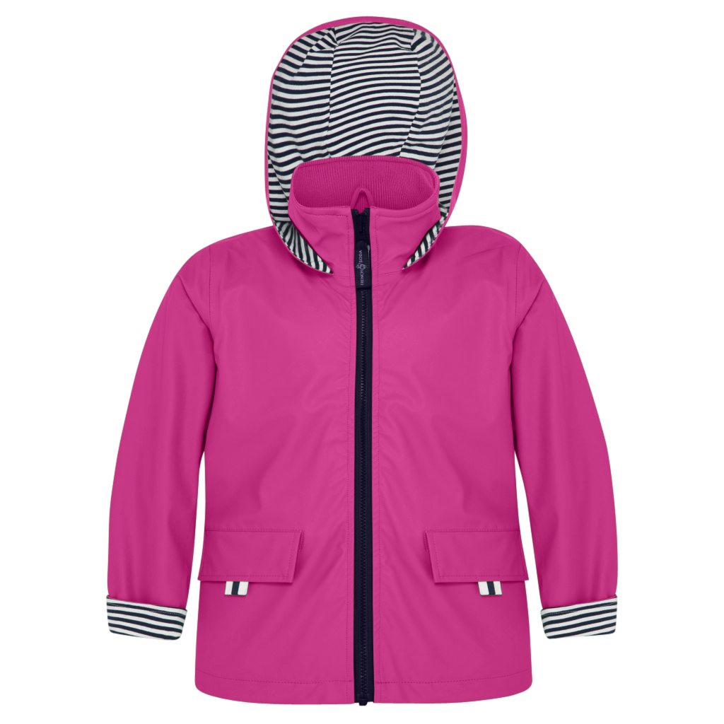 French Soda Pink Kids Raincoat