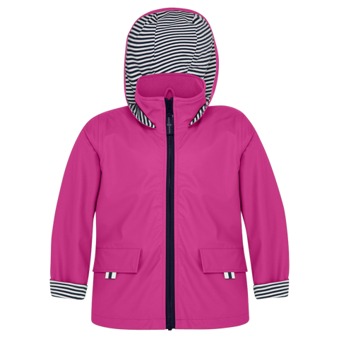 French Soda Pink Kids Raincoat