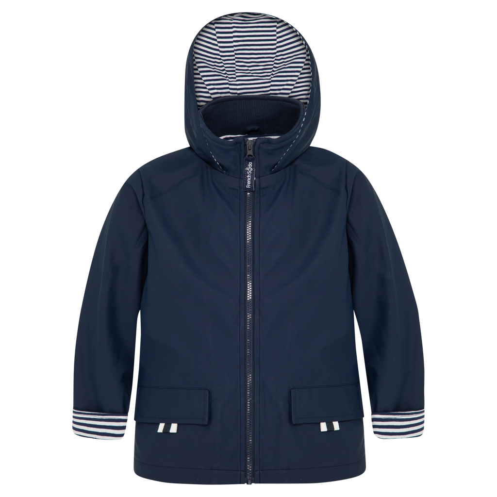 French Soda Navy Kids Raincoat