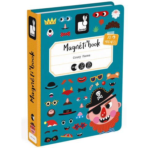 Boy's Crazy Faces Magnet Set