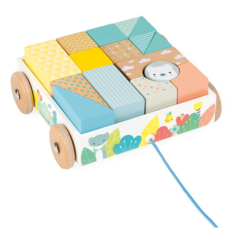 Pure Pull Along Block Cart