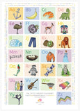 The Little Linguist's Alphabet Poster