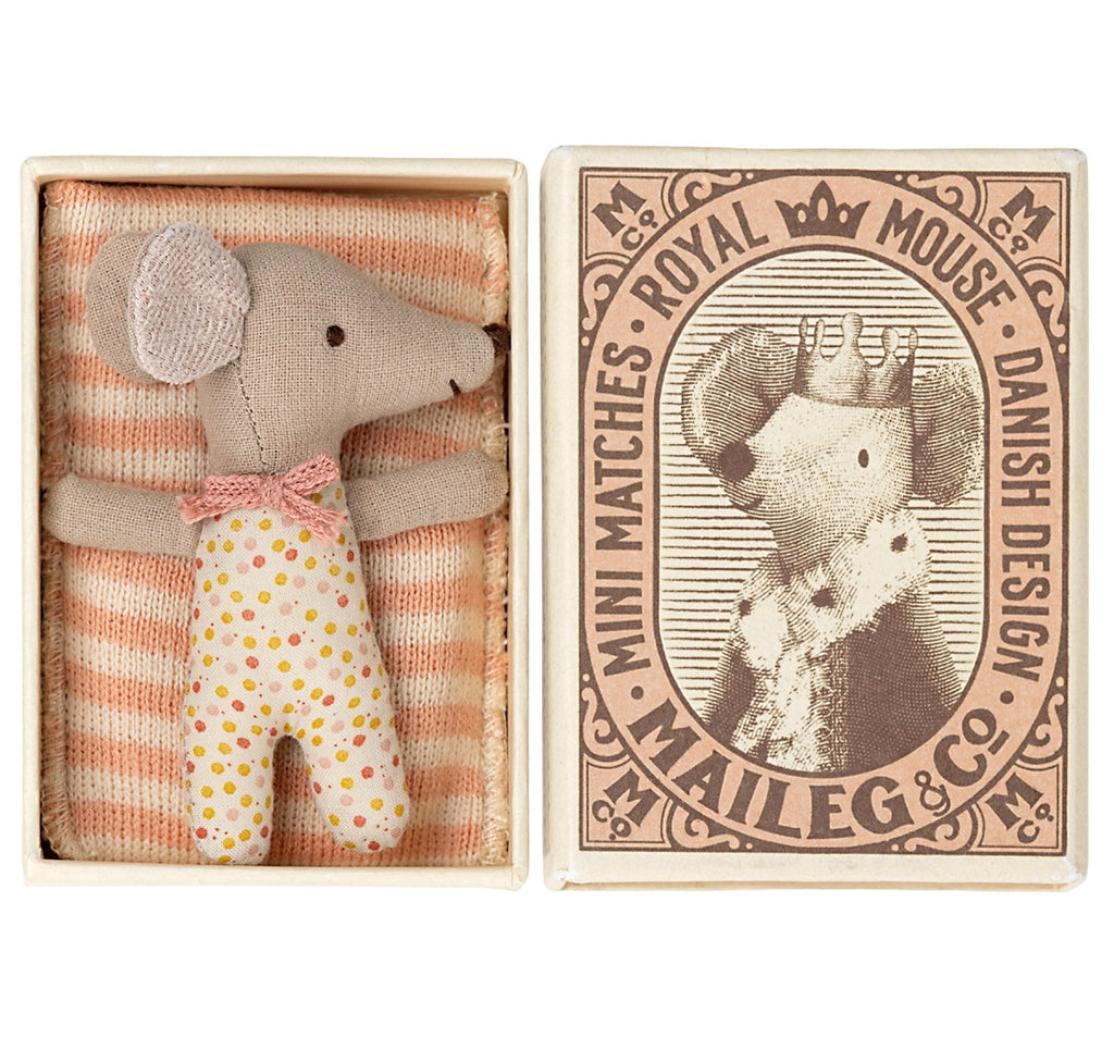Maileg Sleepy Wakey Mouse Girl