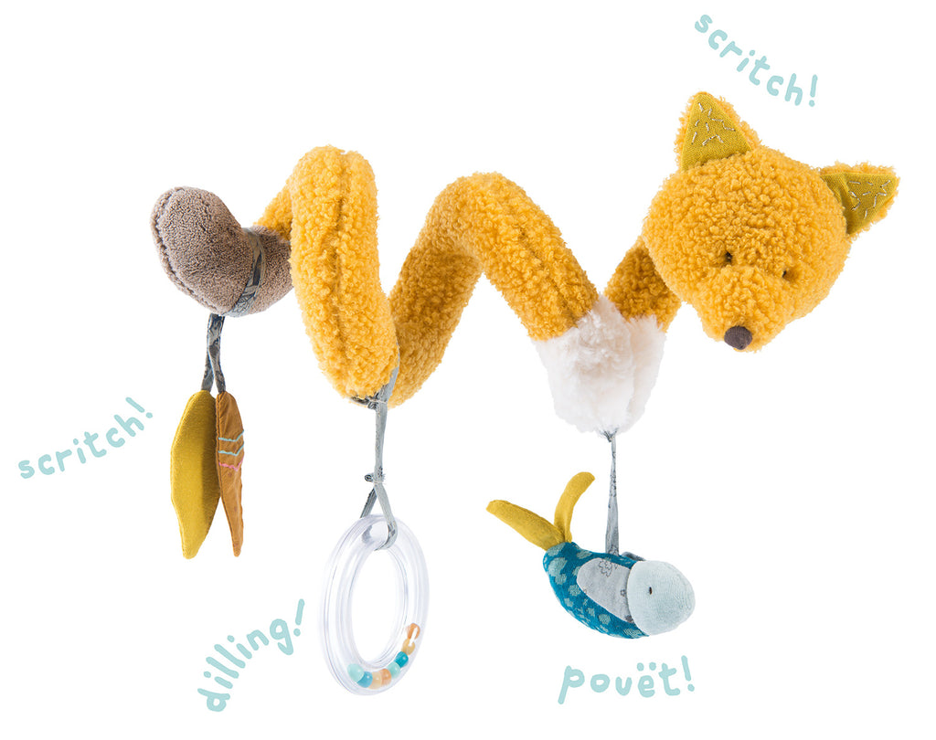 Chausette the Fox Activity Spiral