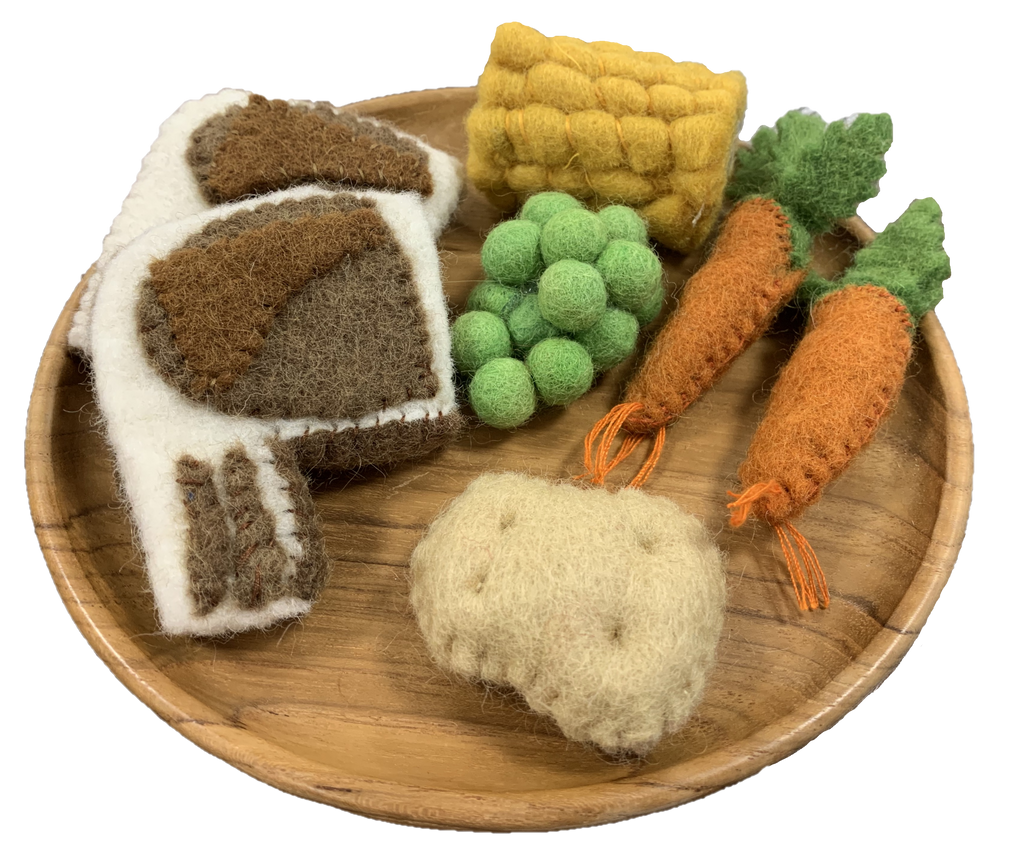 Felt Lamb Dinner Set