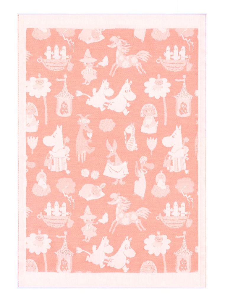 Moomin Valley Pink Blanket