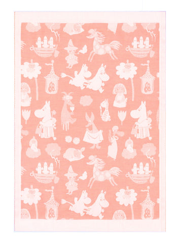 Moomin Valley Pink Blanket
