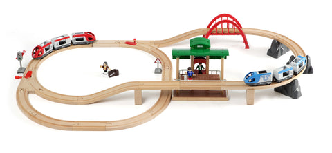 Brio Battery Powered Wooden Train Set Jasper Junior 