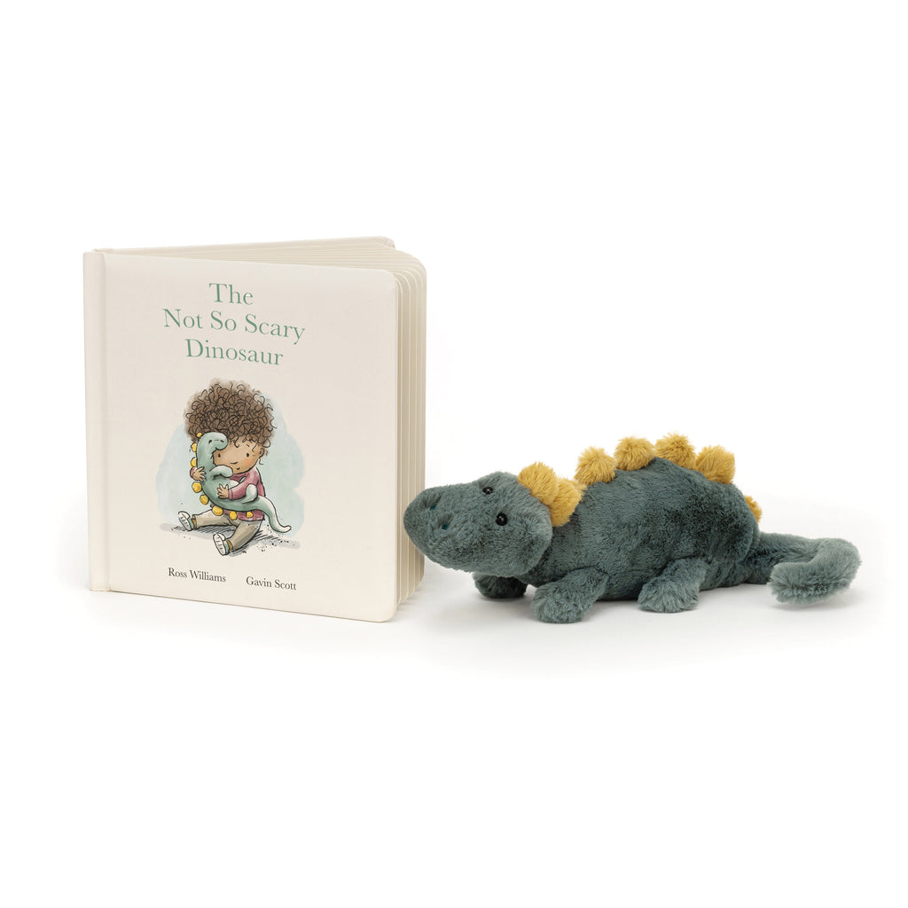 Jellycat Not So Scary Dinosaur & Book Set