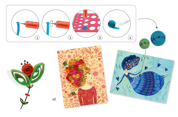 Petticoat Scrolls Quilling Kit – Jasper Junior
