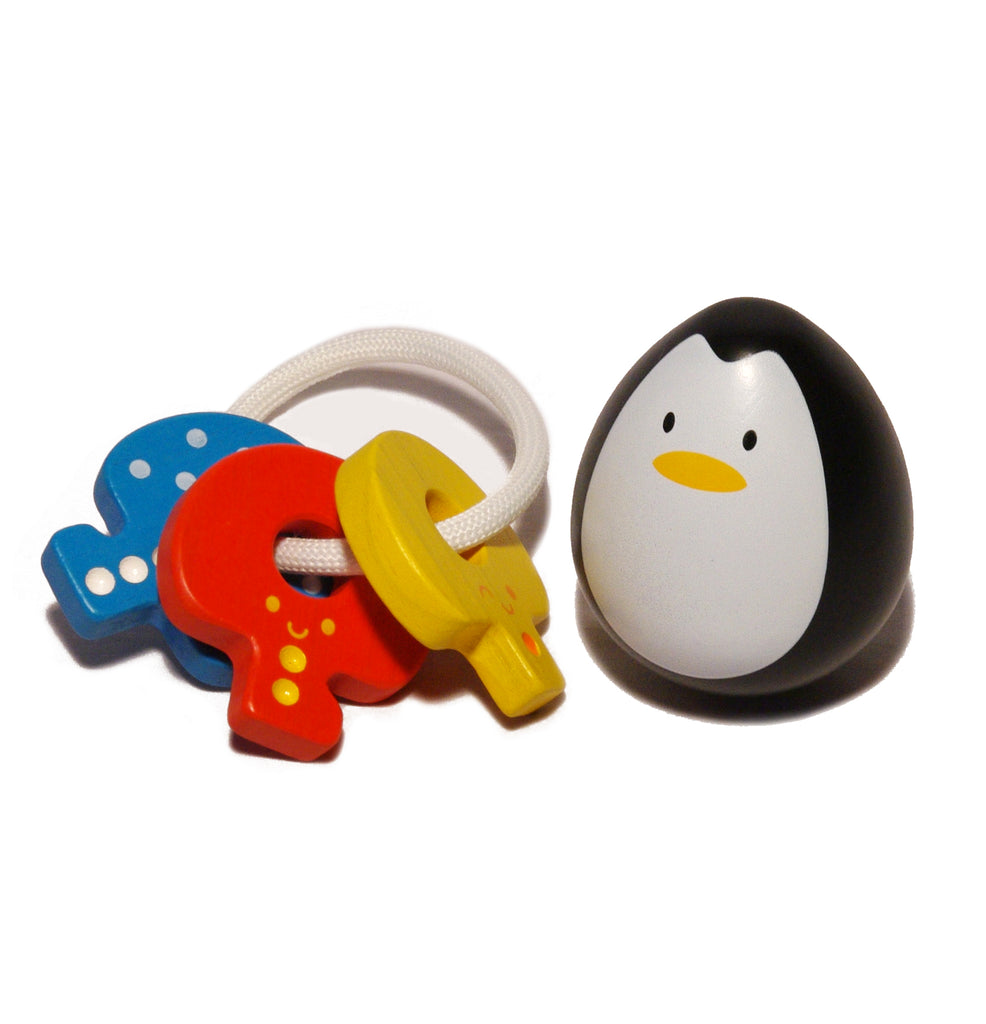 Penguin Rattle & Roll Set