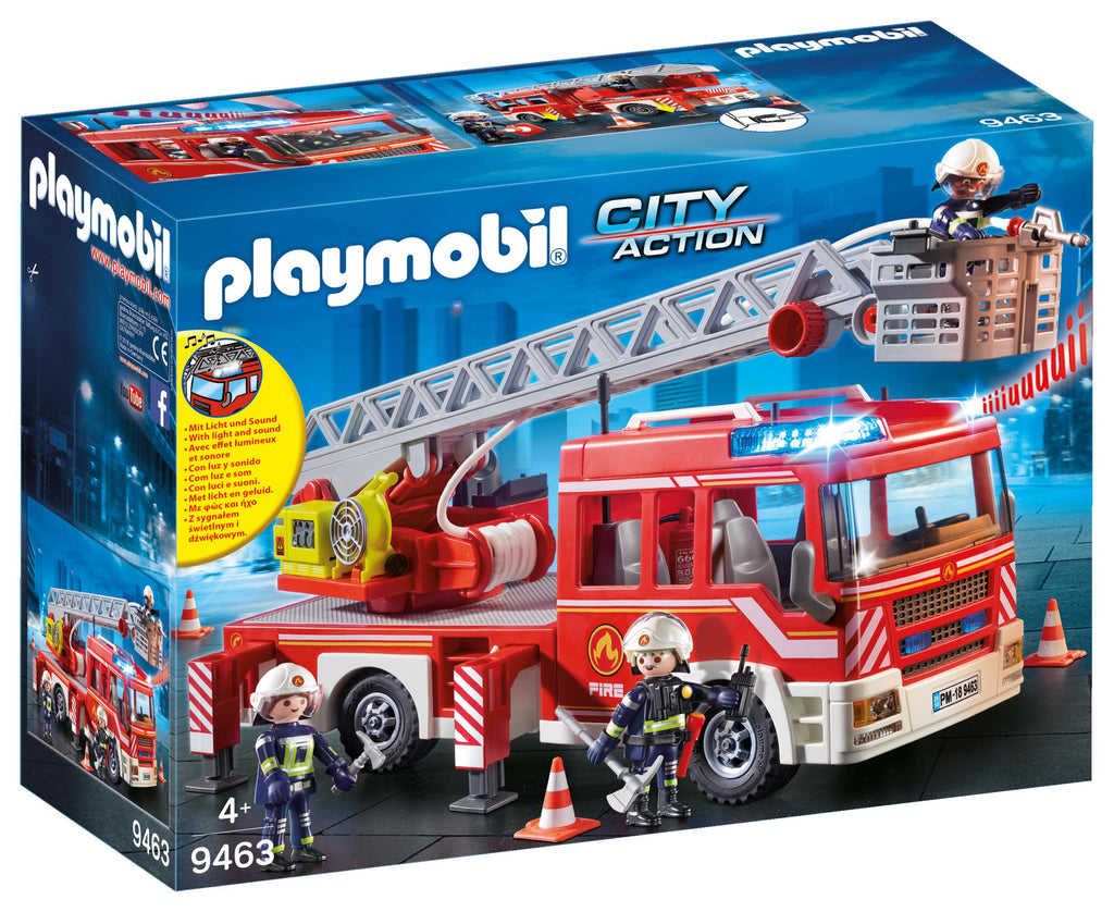 Playmobil City Action Fire Engine with Lights and Sounds