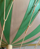 REDUCED - Large Hanging Hot Air Balloon Green