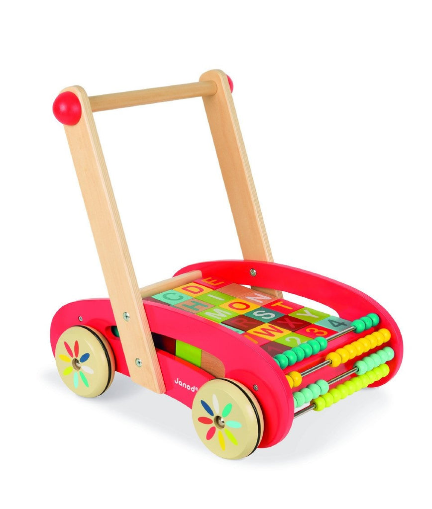 Janod Walker Wagon with Blocks