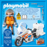 Playmobil Emergency Motorbike with Light